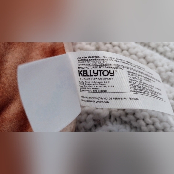 Gavi the Turkey 10 inch Squishmallow Plush Kellytoy 2022 Holiday Stuffed Animal - Picture 6 of 6